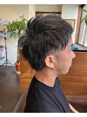 メンズカット　20代 30代　40代 50代 髪質改善　パーマ　学割