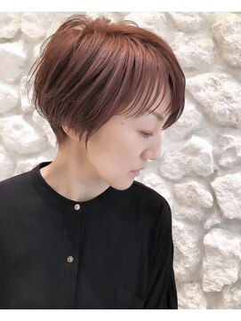 モアナ バイ ヘッドライト 駒沢大学店(Moana by HEADLIGHT) Moana【駒沢】#エアリーショート#ピンクベージュ#髪質改善