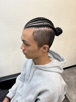 レパード(Leopard)&nbsp;地毛コーンロウ