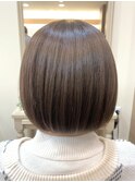 ラベンダーブラウン/艶ボブ/福原遼華