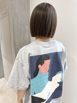 ヨーク(YOKE)&nbsp;YOKE 切りっぱなしボブ大人ボブタイトボブアッシュグレージュ