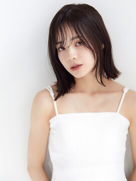 ラフィス ヘアー グランド 金山店(La fith hair grand) 【La fith】ぱつっとボブ×アッシュブラック