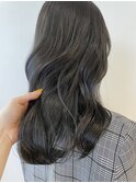 20代30代40代ブリーチなしグレージュくびれミディ【担当yuki】