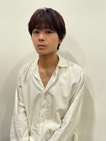 ゼスト 吉祥寺店(ZEST)&nbsp;メンズマッシュ×ブリーチなしオレンジブラウン　吉祥寺桜