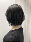 透明感カラー/ダークトーン/ブルーブラック