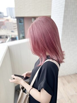 リグ 横浜(Lig.) ベビーピンク/ケアブリーチ/ブリーチ/ハイトーンカラー