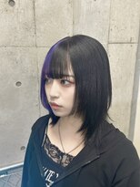 インク 渋谷(INK.) 黒×紫　デザインカラー