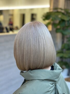 シュク 高円寺(SYUK) 坂元太一/高円寺/ミルクティーベージュボブ@taichisakamoto_