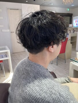 フェイバリットビューティシャルム(Favorite Beauty Charme) メンズパーマ×刈り上げショートスタイル×マッシュヘア×上大岡