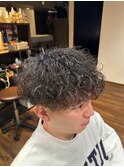 韓国マッシュ×波巻きパーマ