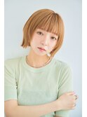 顔まわりレイヤー×ぷつっとボブ