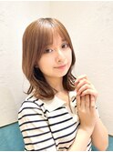 ミニウルフレイヤーカット顔周りカット前髪カット韓国ボブ/立川