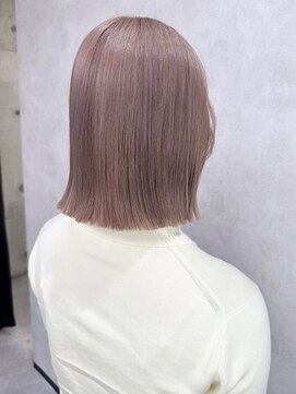 ルノン シェリー(LUNON cheliy) イメチェンヘアスタイルホワイトブロンド外ハネボブ美髪のススメ