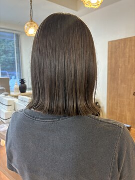 バイエイト 野並店(By Eight) パツっとBob×プラチナアッシュ