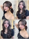 韓国レイヤー/韓国風/ボブ/髪質改善/黒髪/ブリーチなし〔池袋〕