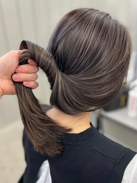 ジルブラン 横浜関内(JIL BLAN) ミルクティーベージュダブルカラーハイライトバレイヤージュ