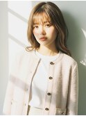 忙しい30代に人気!越谷の時短ミディアム×ヘーゼルグレージュ