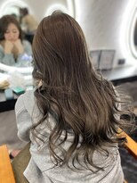 アオアクア 新越谷店(AO-AQUA)&nbsp;アッシュブラウン・ゆる巻き・透明感カラー・立体感・トレンド
