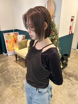 ヘアーブレイス(hair brace) 千葉駅/着物ヘア/大人ガーリー/ダークアッシュ/似合わせカット