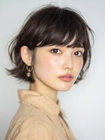 ヒマル 学芸大学(Himaru)&nbsp;大人女性/ヘアセット黒髪/ボブルフ/ネビージュ/小顔/ワンレン