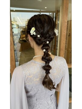 ハマザキ 本店(HAMAZAKI) 編みおろしヘアセット