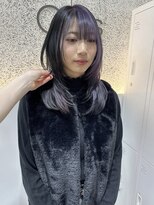 オプス 大名店(Ops)&nbsp;☆個性派必見!パープル×ブラックミディアムレイヤー