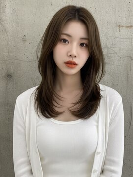 エイチ ウルフカット 大阪梅田(811) フェイスフレーミングルーツカラー天使の羽バングネオウルフボブ