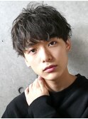 新潟駅メンズカットメンズパーマシャドウパーマ無造作パーマ韓国