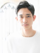モッズヘアー メン 戸田公園店(mod's hair men)&nbsp;黒髪オールバック清潔感刈り上げないメンズショートi戸田公園