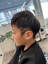 ヘアーサロン ラシア(hair salon Lasia)&nbsp;キッズツーブロックショート/黒髪ヘア/モテ髪/メンズカット