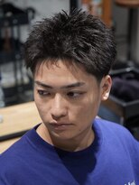 メッツ 原宿(METS)&nbsp;MEN'S/黒髪ベリーショート×テーパーフェード/短髪