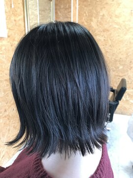 ハグ(Hug) [Hug][鹿沼]切りっぱなし風＊首筋涼しげレイヤーボブ