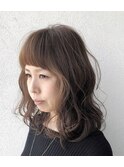 ミディアムボブ【総社】【アリュール】【美容室】【美容院】