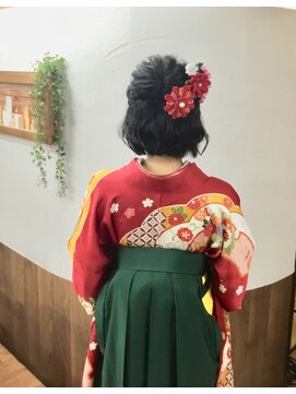 サロンド クラフト(salon de craft) 【卒業式】袴お着付け&ハーフアップアレンジ
