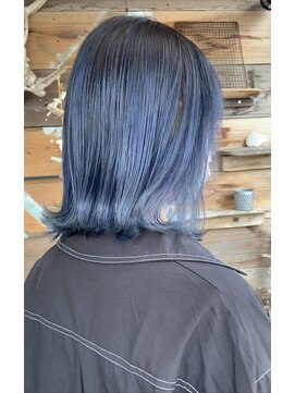 マウナ ヘアー(MAUNA HAIR) ネイビーカラー