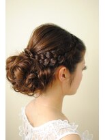 ドゥロー(draw)&nbsp;編みこみパーティーアップ