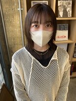 リブロ(liblo)&nbsp;【顔まわりレイヤーボブ×オリーブベージュ】