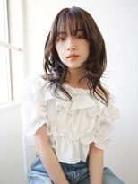 ラフィス ヘアー ルーム 難波本店(La fith hair room) 【La fith】ゆる巻スタイル×アッシュブラウン