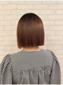 きりっぱなしストレートボブ