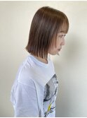 ぱつっとレイヤーボブ