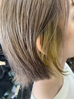オークラブヘアースタジオ(O-CLUB hairstudio)&nbsp;切りっぱなしボブハイトーンカラー