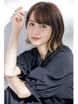 リノナ(Linona)&nbsp;★くびレイヤーニュアンスカラー小顔似合わせカットグレージュ