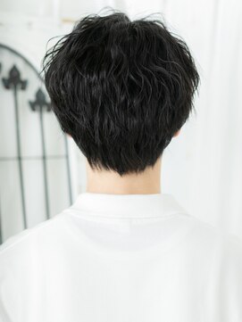 モッズヘア メン 新所沢店(mod's hair men) センターパート軽い質感のウェットマッシュパーマ！a新所沢