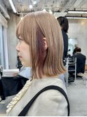 イヤリングカラー_デザインカラー_レイヤーカット_ウェットヘア