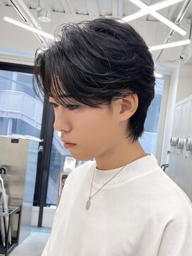 フィフス 名駅(fifth) センターパートニュアンスパーマスパイラルパーマ韓国風