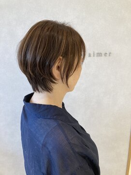 エメ バイ ヘアーポケット(aimer by hair pocket) *+aimerが叶える..透け感ショート*