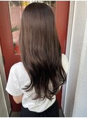 透明感髪質改善ベージュダブルカラーミルクティーグレージュ