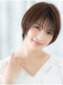 大人かっこいいアースカラー髪質改善ショートo小山20代30代40代