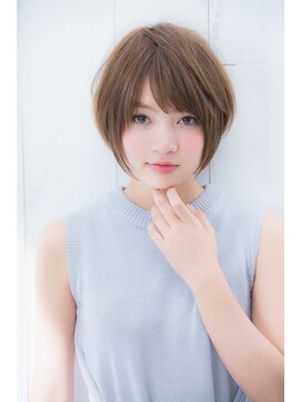 セイドット フクオカ(Say.FUKUOKA) 【Say.大名】ひし形ショート×ベージュカラー×似合わせ