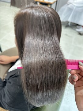 ヘアーアンドビューティーザ エフ(Hair Beauty the F) *艶髪_髪質改善カラー_アッシュブラウン_m93